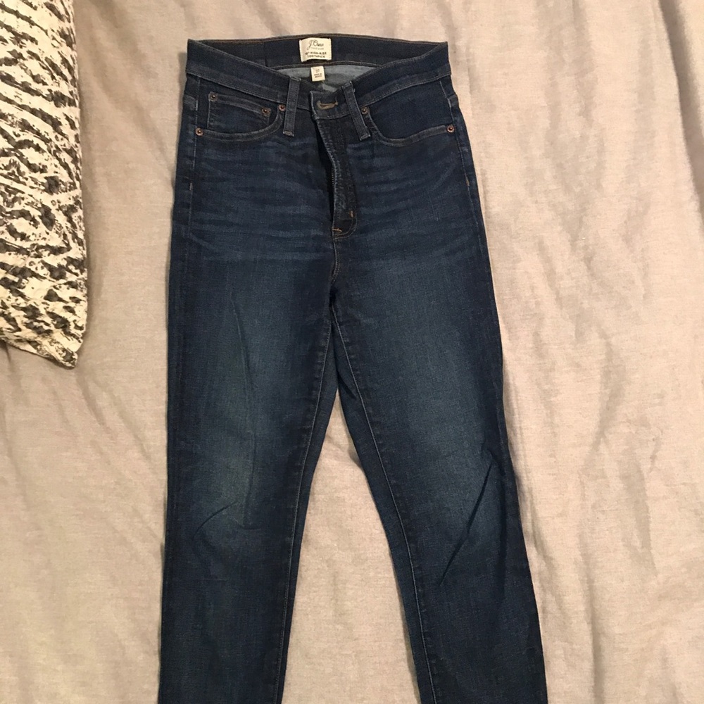 High-Rise Toothpick Jeans